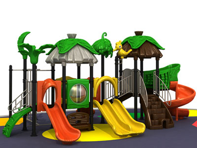 Plastic Outdoor Jungle Gym for Preschool LZ-006